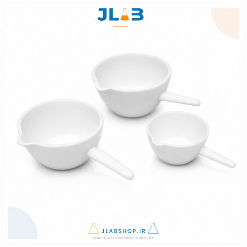 کپسول دستهدار سرامیکی آزمایشگاهی