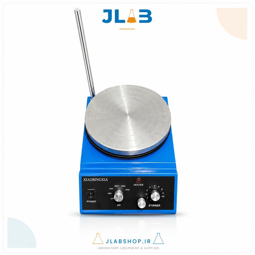 هات پلیت همزن آزمایشگاهی با میله نگهدارنده