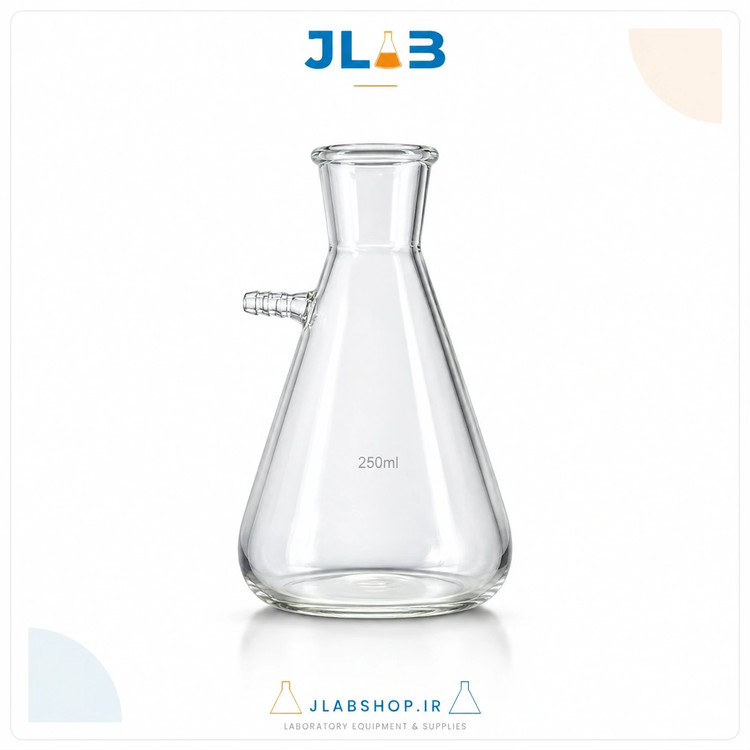 ارلن خلاء شیشه ای آزمایشگاهی 2.5 لیتری